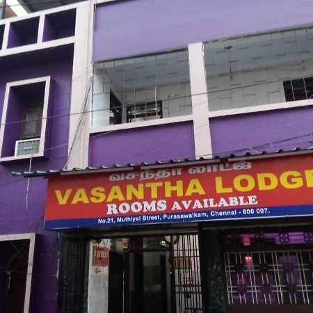 Vasantha Lodge Purasawalkam Chennai Exterior photo